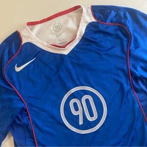 Nike Total 90 Jersey Men S Retro 90s France Theme Soccer Y2K Shirt Vini Jr